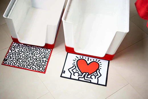 doggy bathroom, keith haring